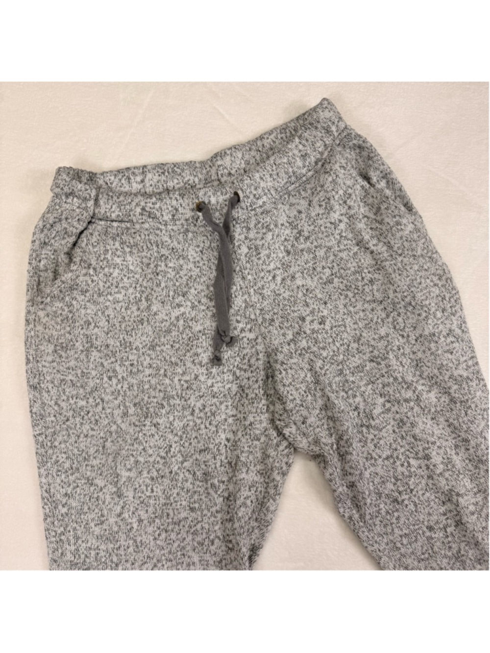 Women's L.L.Bean‎ Gray & White Speckled Joggers Small Discontinued